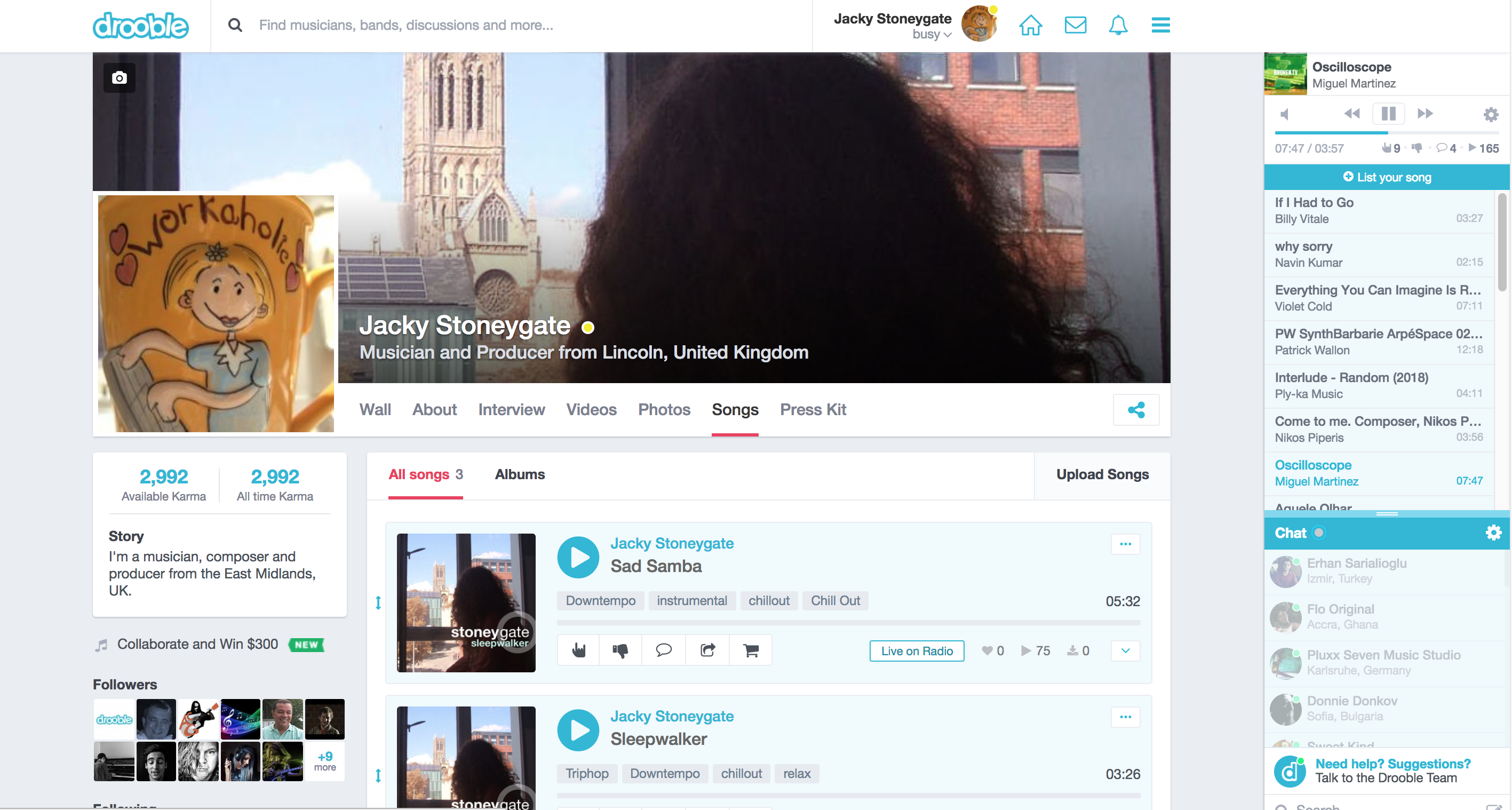 Stoneygate's Drooble Profile