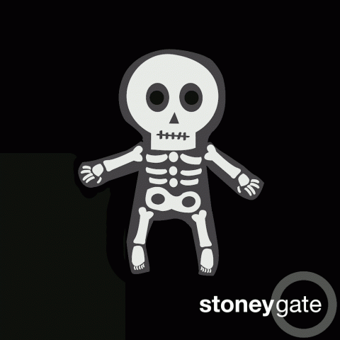 Death Blinked First - Stoneygate animated skeleton character