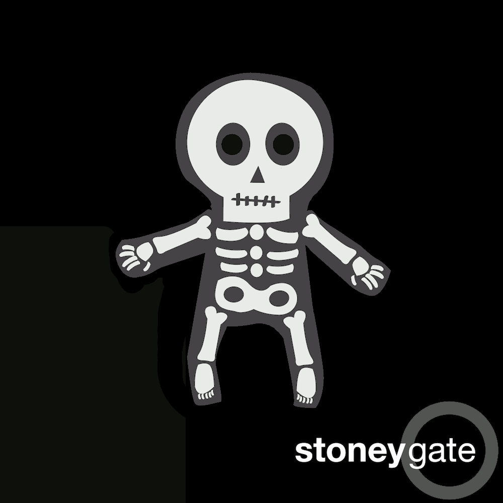Death Blinked First - Stoneygate animated skeleton character
