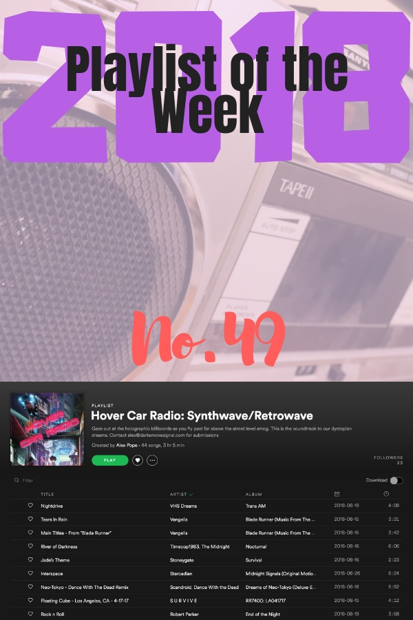 Playlist of the Week: Alex Pope's Hover Car Radio Synthwave/Retrowave collection