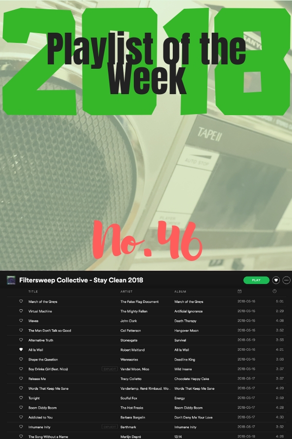 Playlist of the Week No 46: Filtersweep Collective - Stay Clean 2018